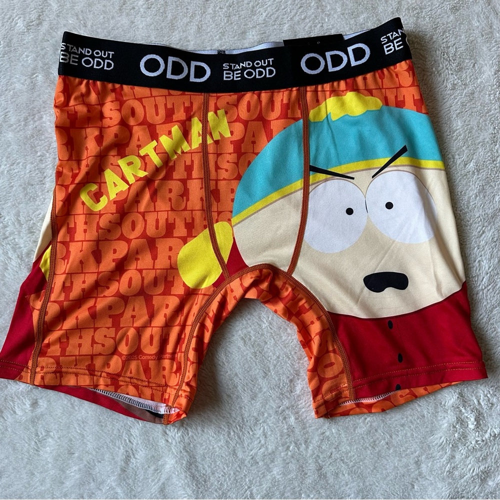ODD Boxer Briefs South Park Men's M Cartman TV Cartoons Lightweight Graphic NWT